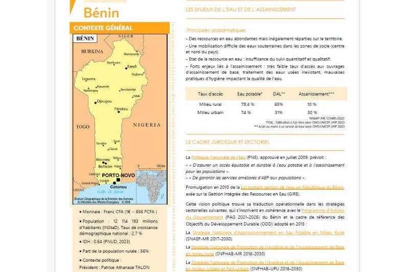 Fiche Pays Bénin